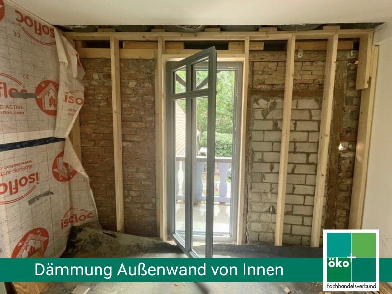 Innendämmung von erhaltenswerten Altbau-Fassaden mit Natur-Dämmstoffen
